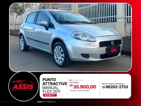 FIAT PUNTO 1.4 ATTRACTIVE 8V FLEX 4P MANUAL FIAT PUNTO 1.4 ATTRACTIVE 8V FLEX 4P MANUAL